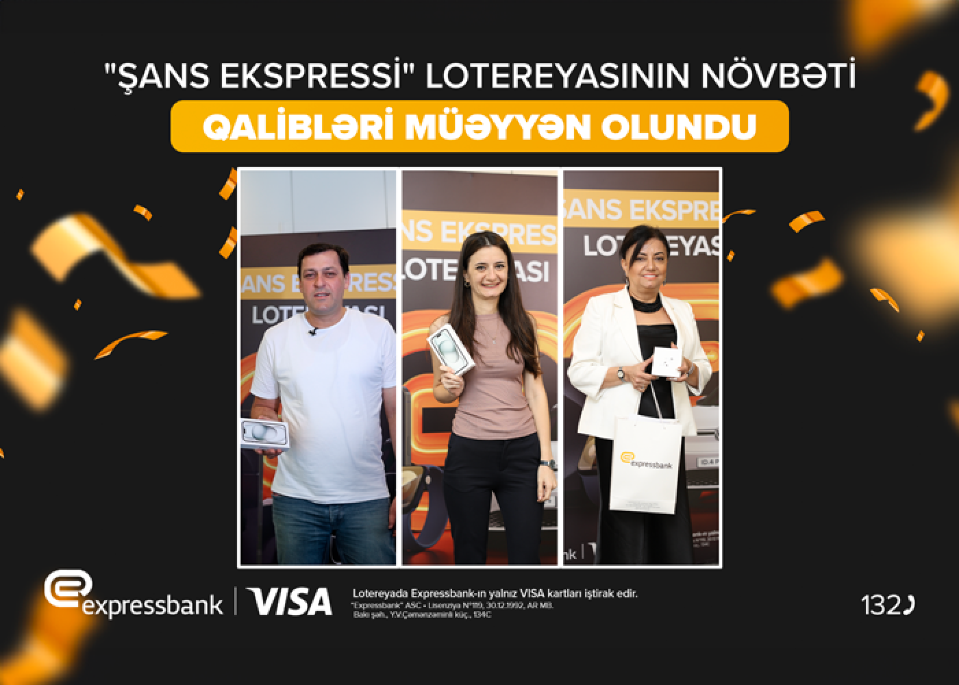 "Expressbank VISA" kart istifadəçilərinə hədiyyələr təqdim edib